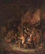 OSTADE, Adriaen Jansz. van Interior with a Peasant Family sg china oil painting reproduction